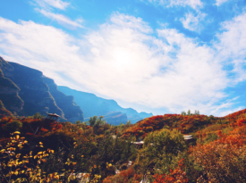 The Pofengling Scenic Area in Zhoukoudian