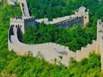 How did the Beacon Fire Transmission System of the Great Wall Work
